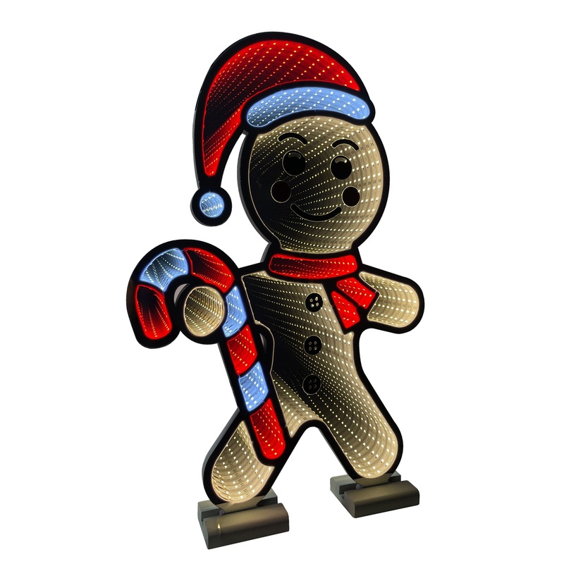 Infinity Christmas Gingerbread Man With Wooden Base 2 (24)