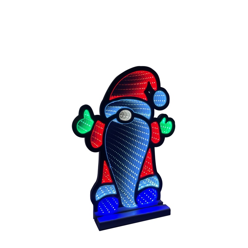Infinity Standing Gnome With Wooden Base (16)