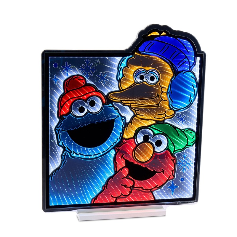 Sesame Street Characters Infinity Light w/UL Plug, 25, Acrylic