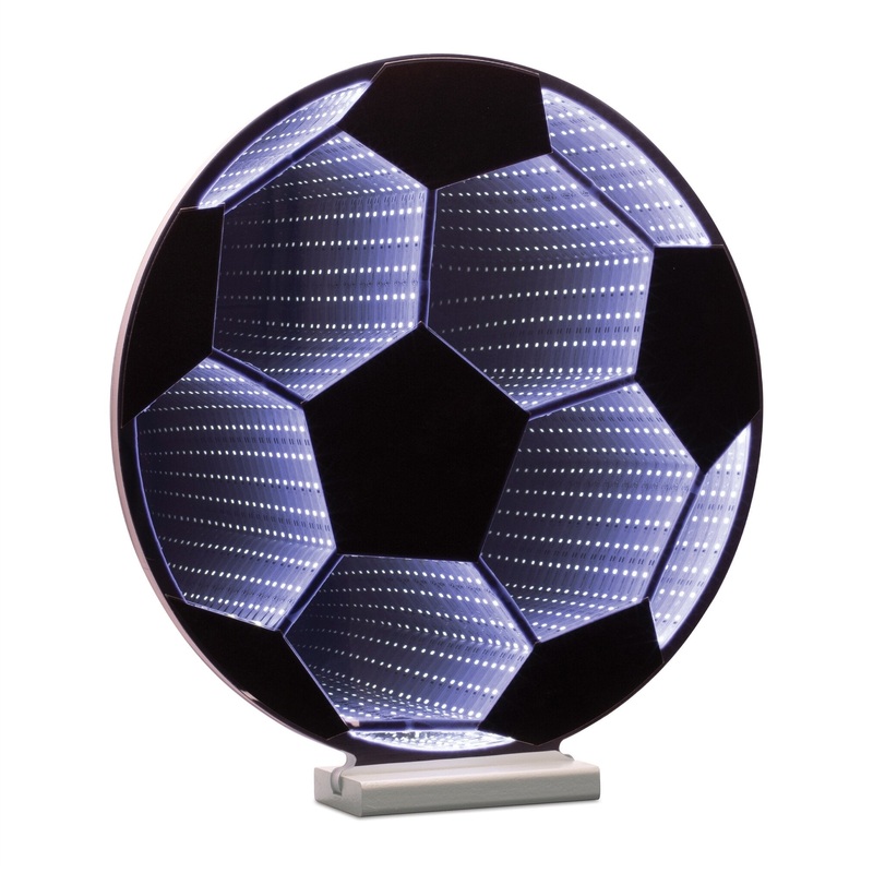 Soccer Ball Infinity Light w/ UL Plug, 17, Acrylic